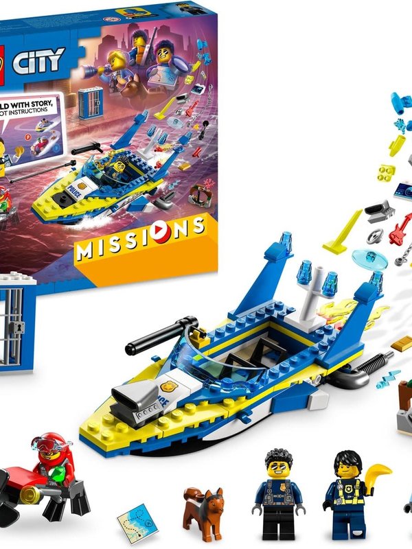 Lego LEGO City 60355 Missies Waterpolitie recherchemissies