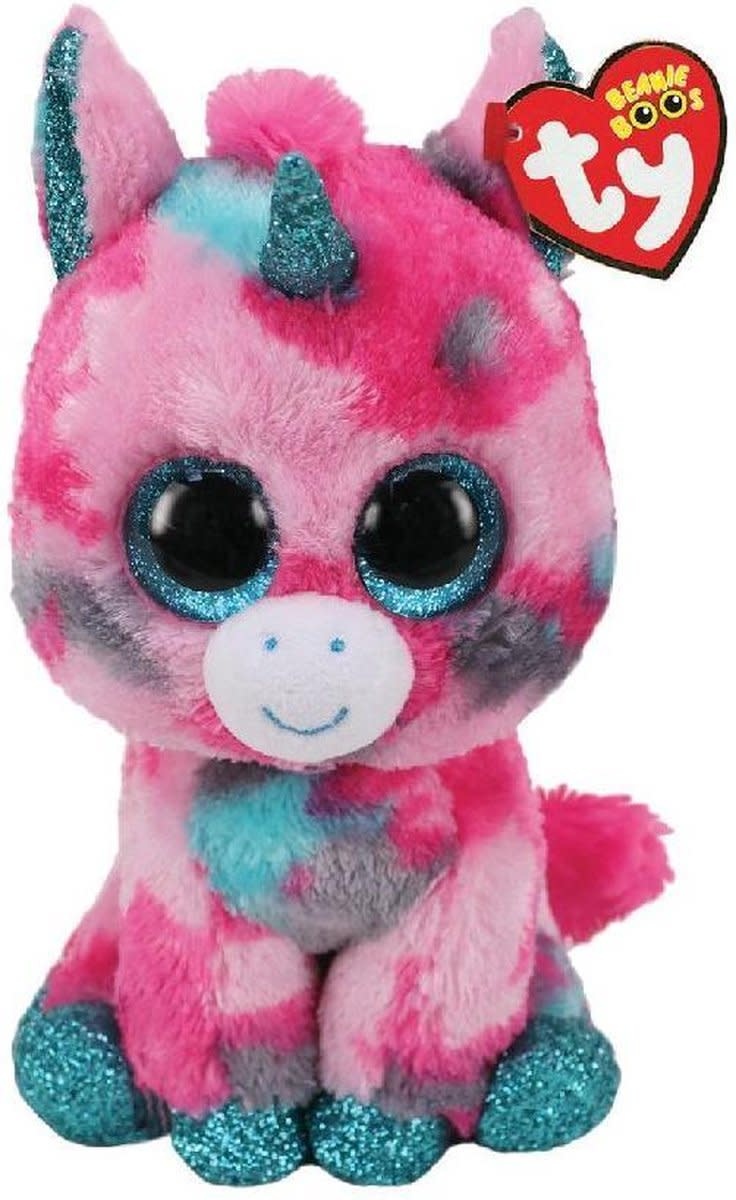 horizon blauwe vinvis verraden Knuffel Ty Beanie Boos Gumball Unicorn - 15cm - Speelgoed Wierden