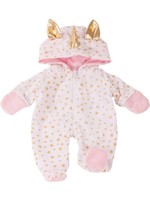 Gotz Götz poppenkleding onesie ""Unicorn"", babypoppen 42-46 cm