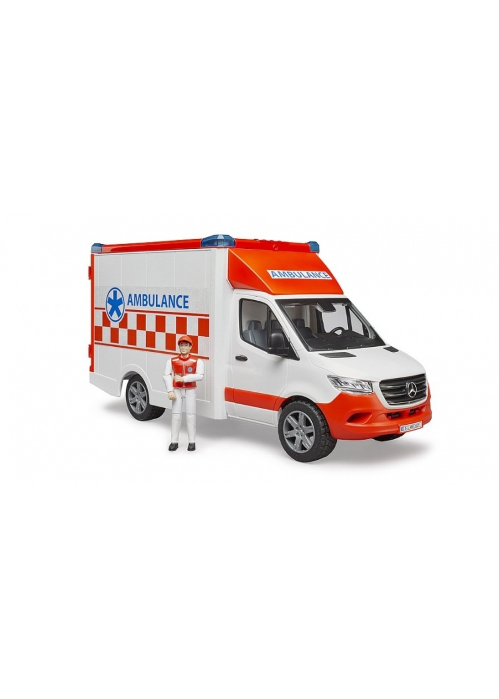 Bruder BRUDER 02676 MB Sprinter Ambulance met Bestuurder
