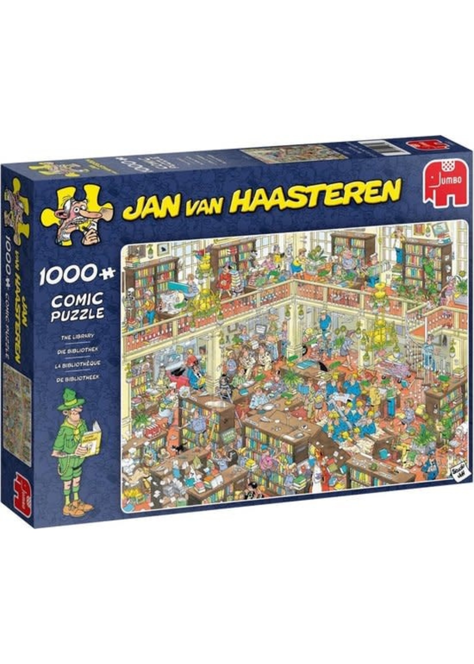 Jumbo Puzzel 1000st  De Bibliotheek Jan van Haasteren