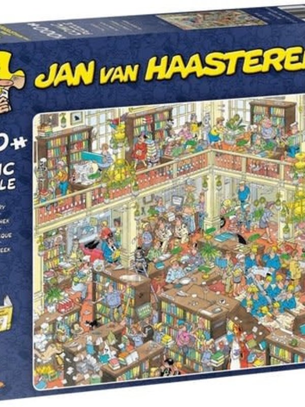 Jumbo Puzzel 1000st  De Bibliotheek Jan van Haasteren