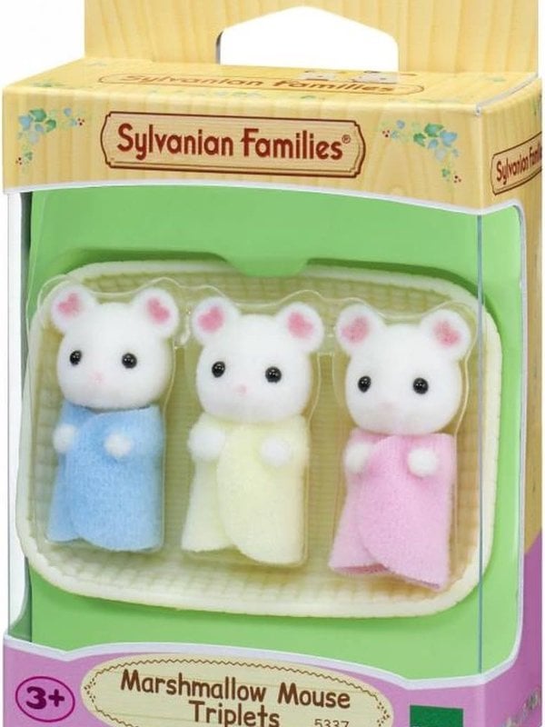 Sylvanian Family Sylvanian Families 5337 Drieling Marshmallow Muis- 3 baby