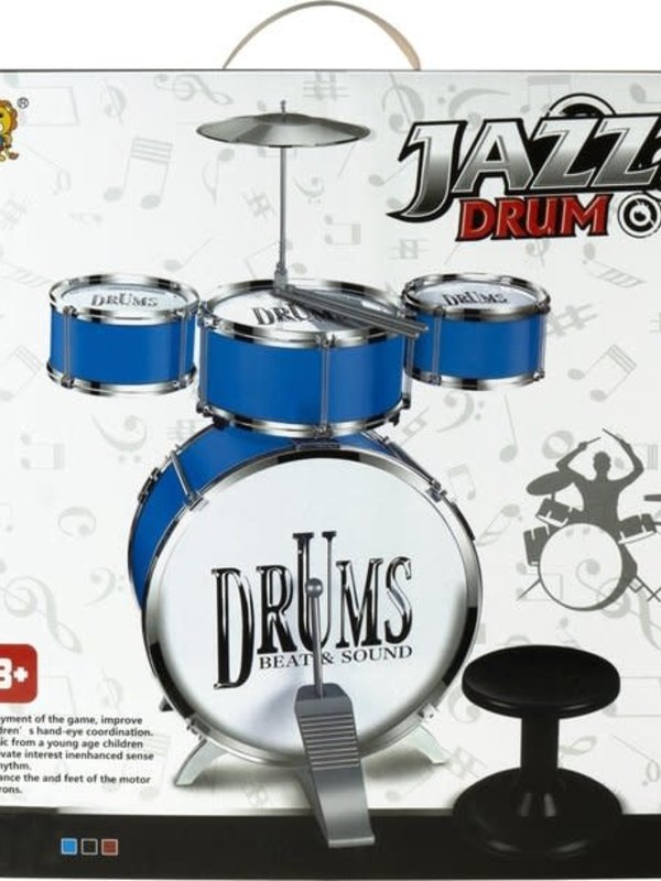 Drum Kit Large Blauw (drumstel)