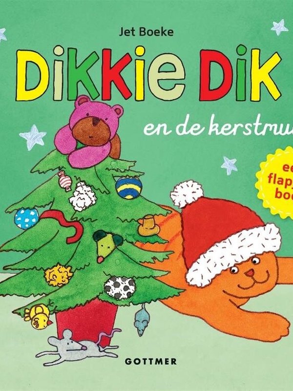 Dikkie Dik en de kerstmuis (flapjesboek)