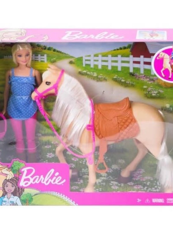 Barbie Barbie Paard met Pop