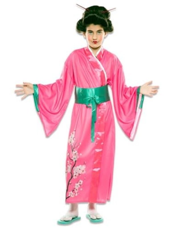 Verkleedset Japans meisje (122-138cm)