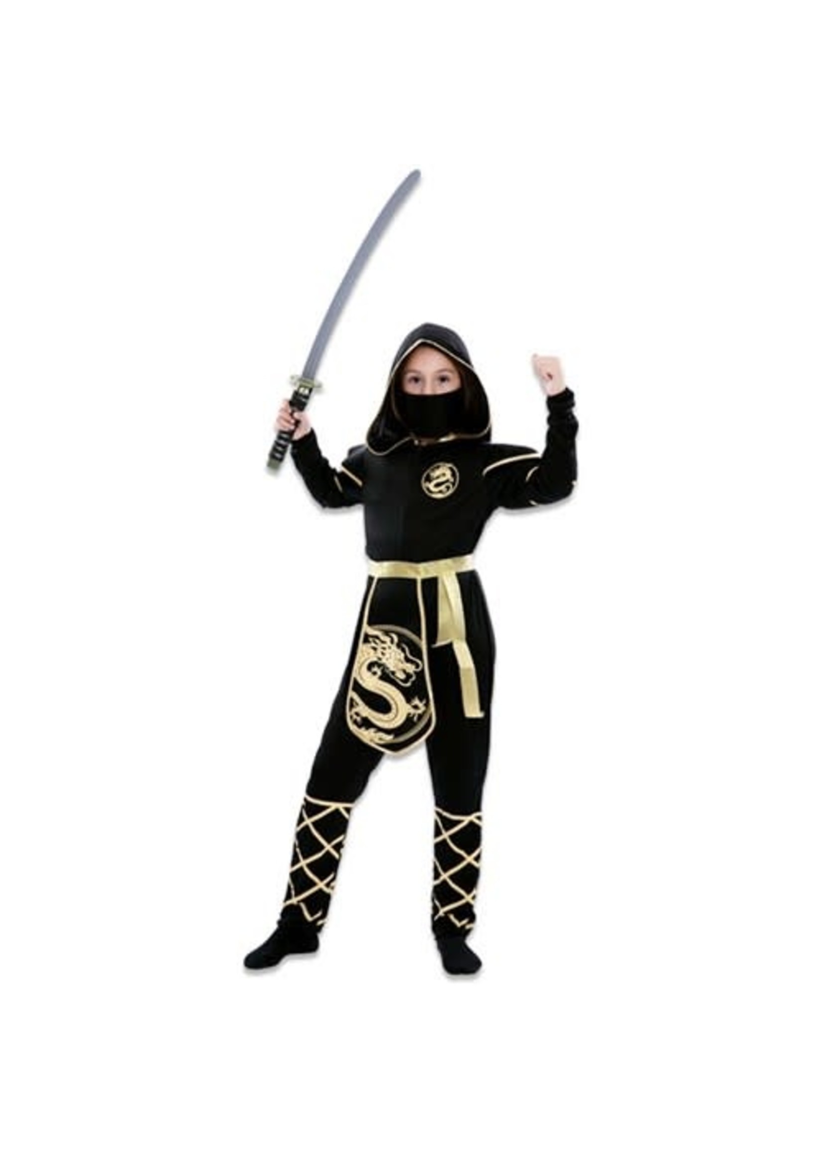 Verkleedset Ninja meisje (105-121cm)