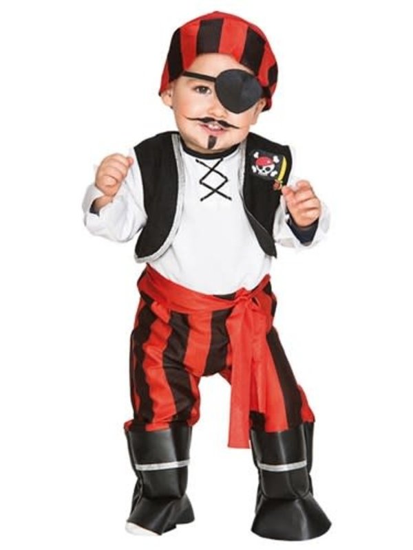 Verkleedset Baby piraat (80-91cm)