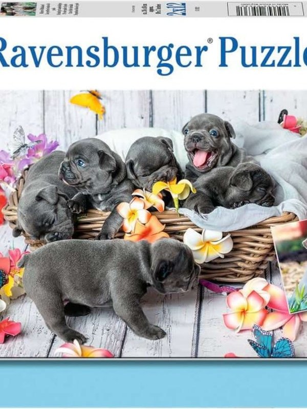 Ravensburger Puzzel 2 x 12st Schattige Haarbolletje