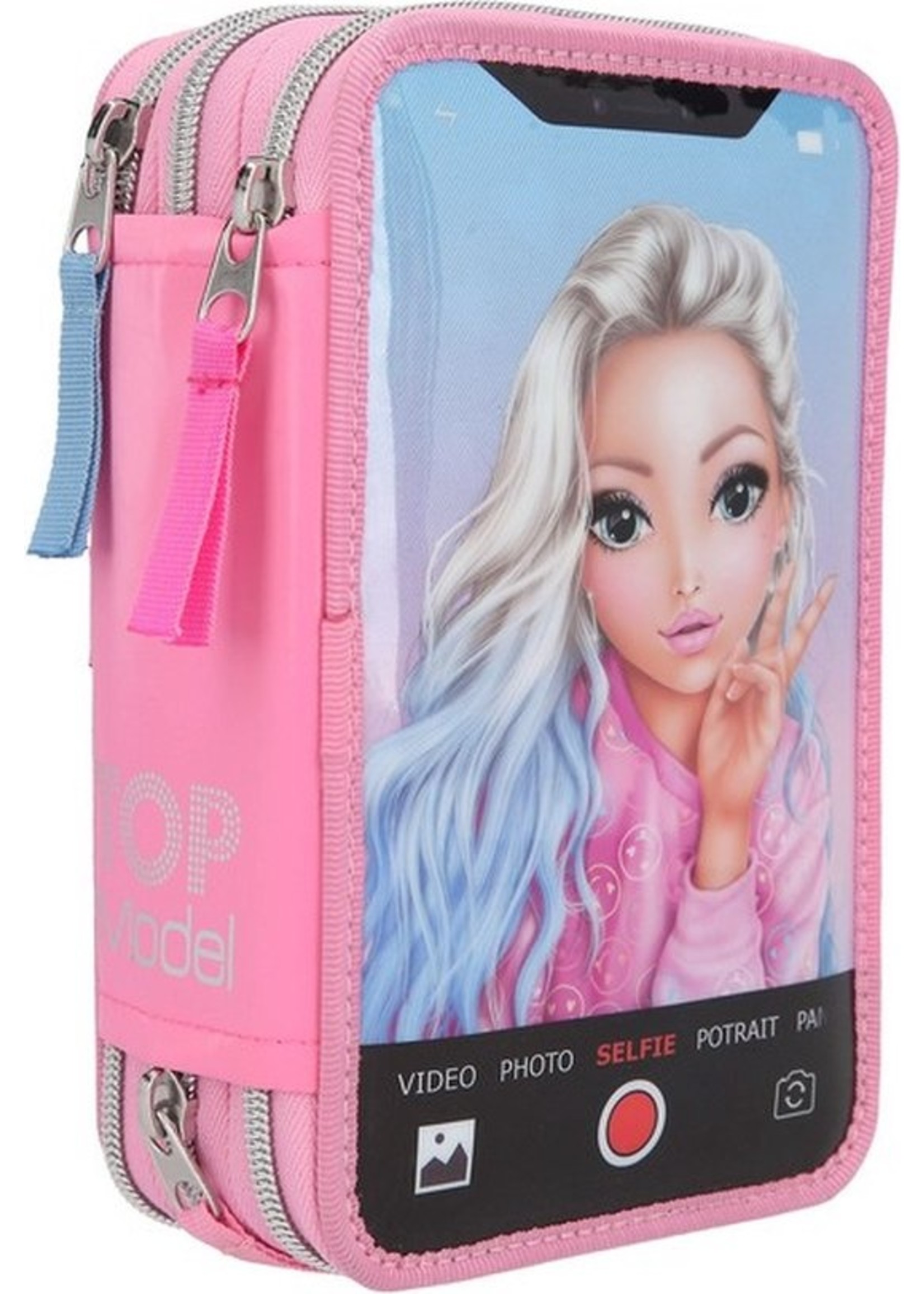 TOPModel TOPModel 3-Vaks Etui Selfie Led