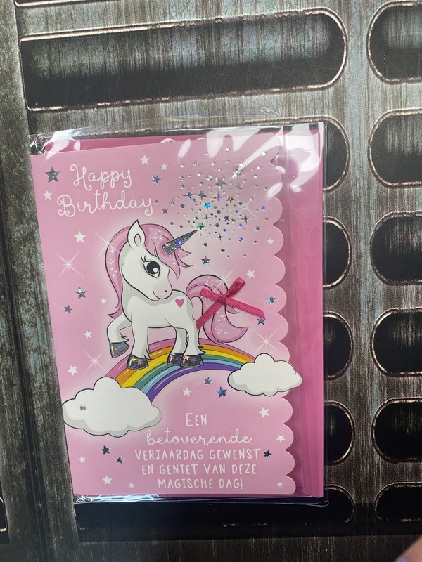 Depesche Verjaardagskaart Unicorn