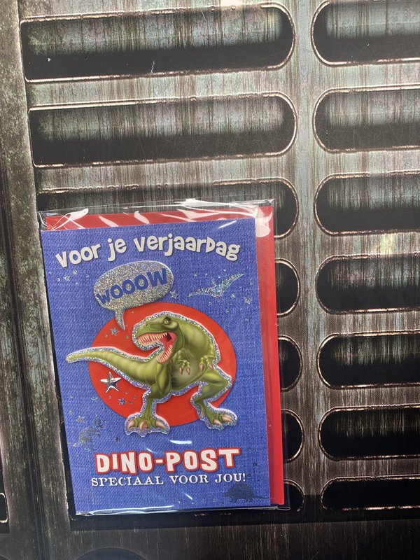 Depesche Verjaardagskaart Dino post