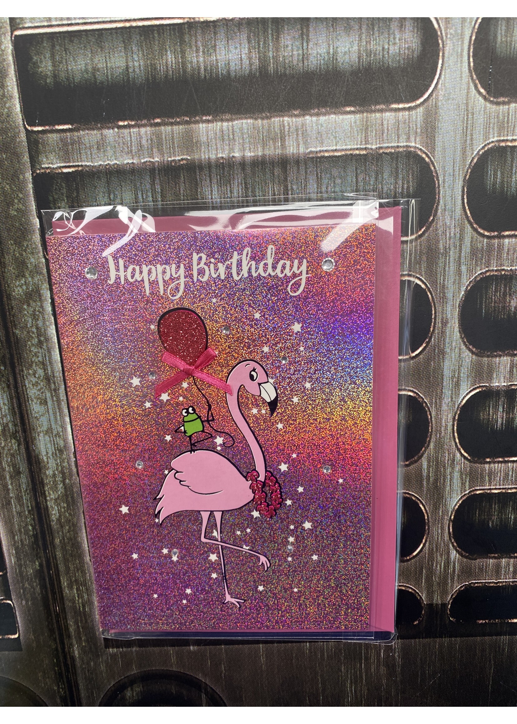 Depesche verjaardagskaart Flamingo