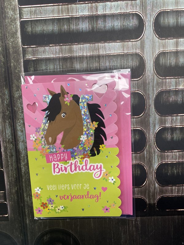 Depesche Verjaardagskaart Paard