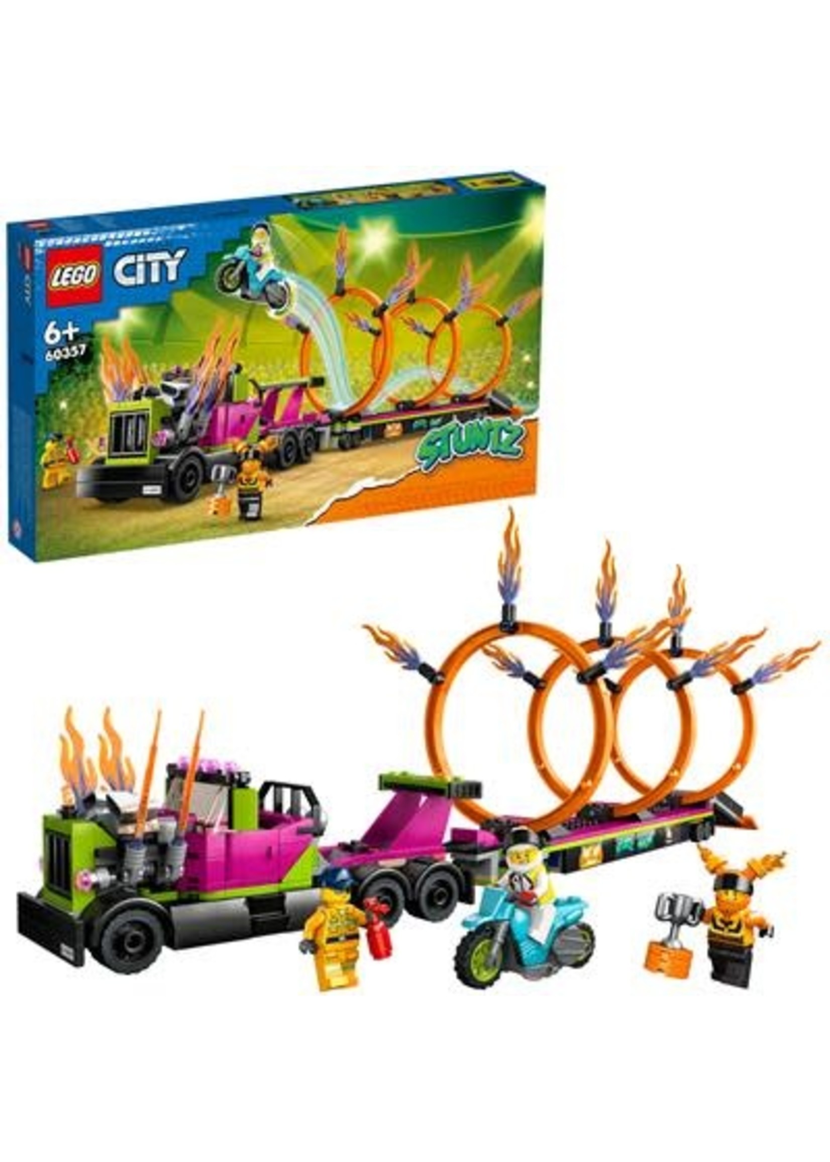Lego Lego 60357 City Stuntz Stunttruck En Ring of Fire
