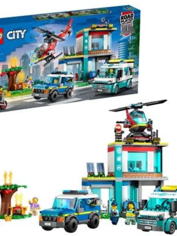 Lego Lego 60371 City Police Hoofdkwartier Voertuigen
