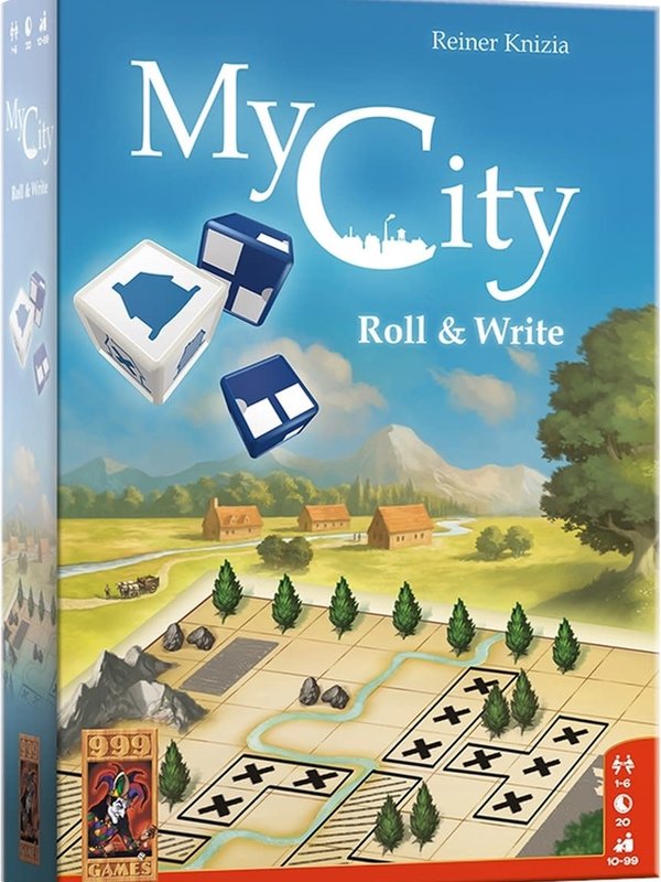 999 Games Dobbelspel My City Roll & Write