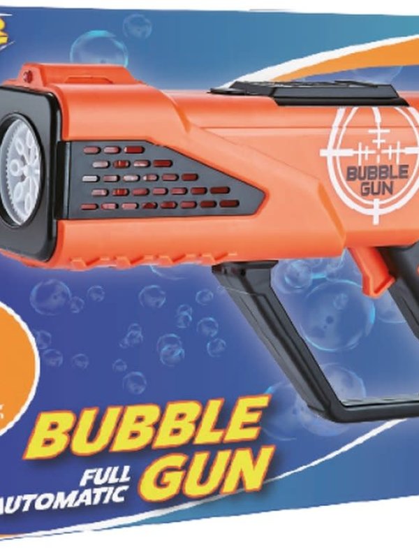 Elektrische Bubbel Gun met Reservoir - Oranje