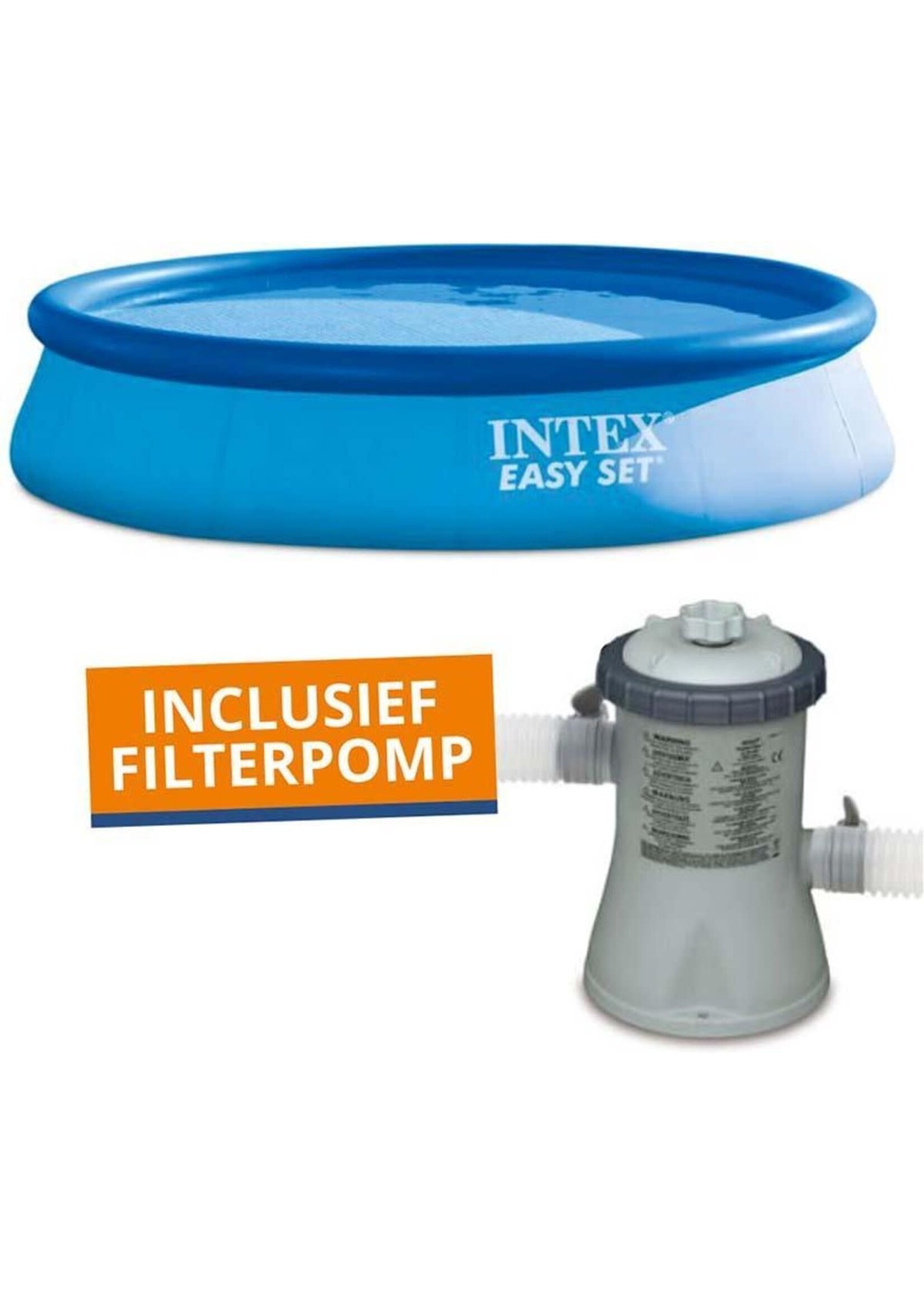 Intex Intex Easy Set zwembad 305x76cm met 12V filterpomp
