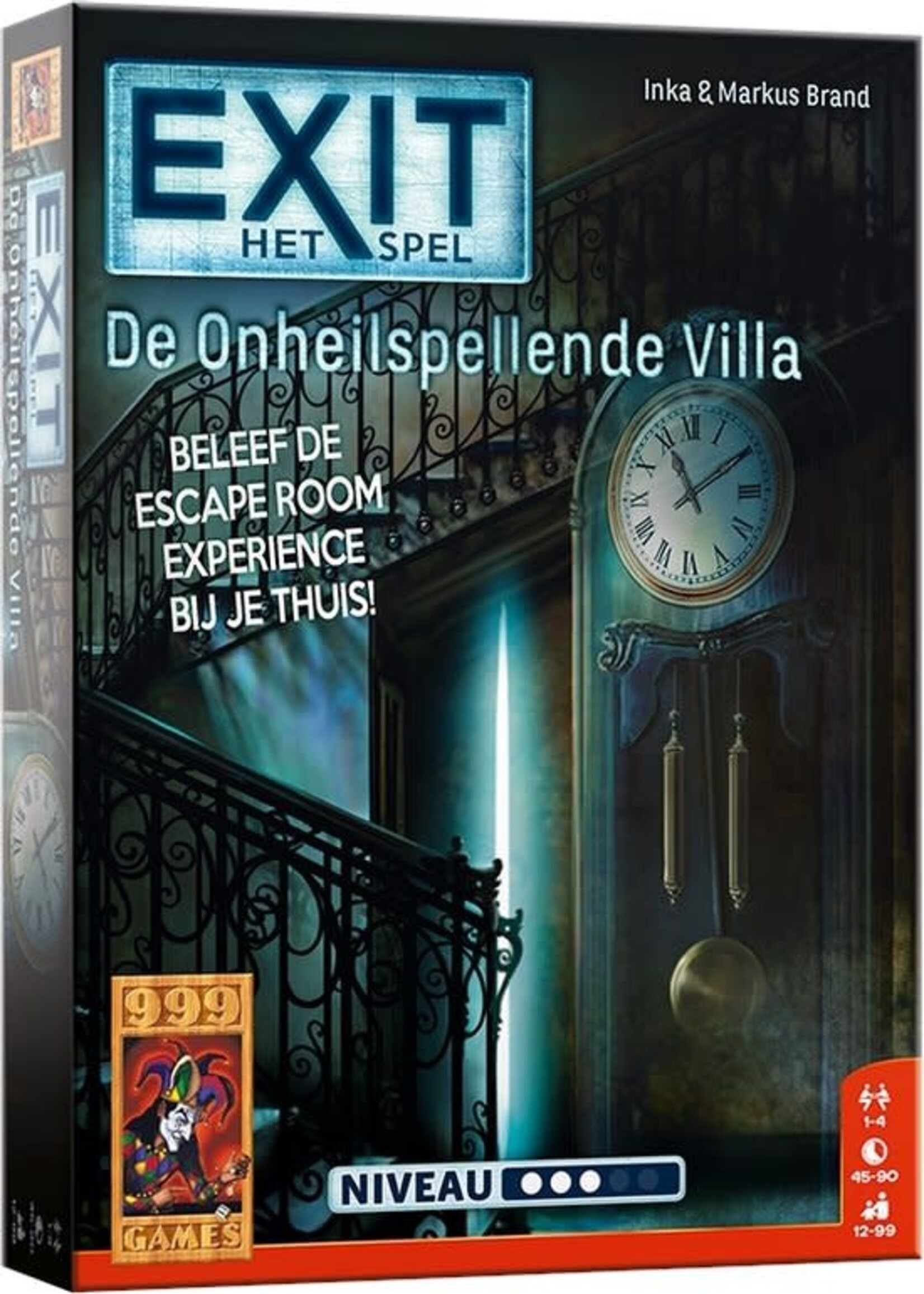 999 Games Escape Spel EXIT - De onheilspellende villa