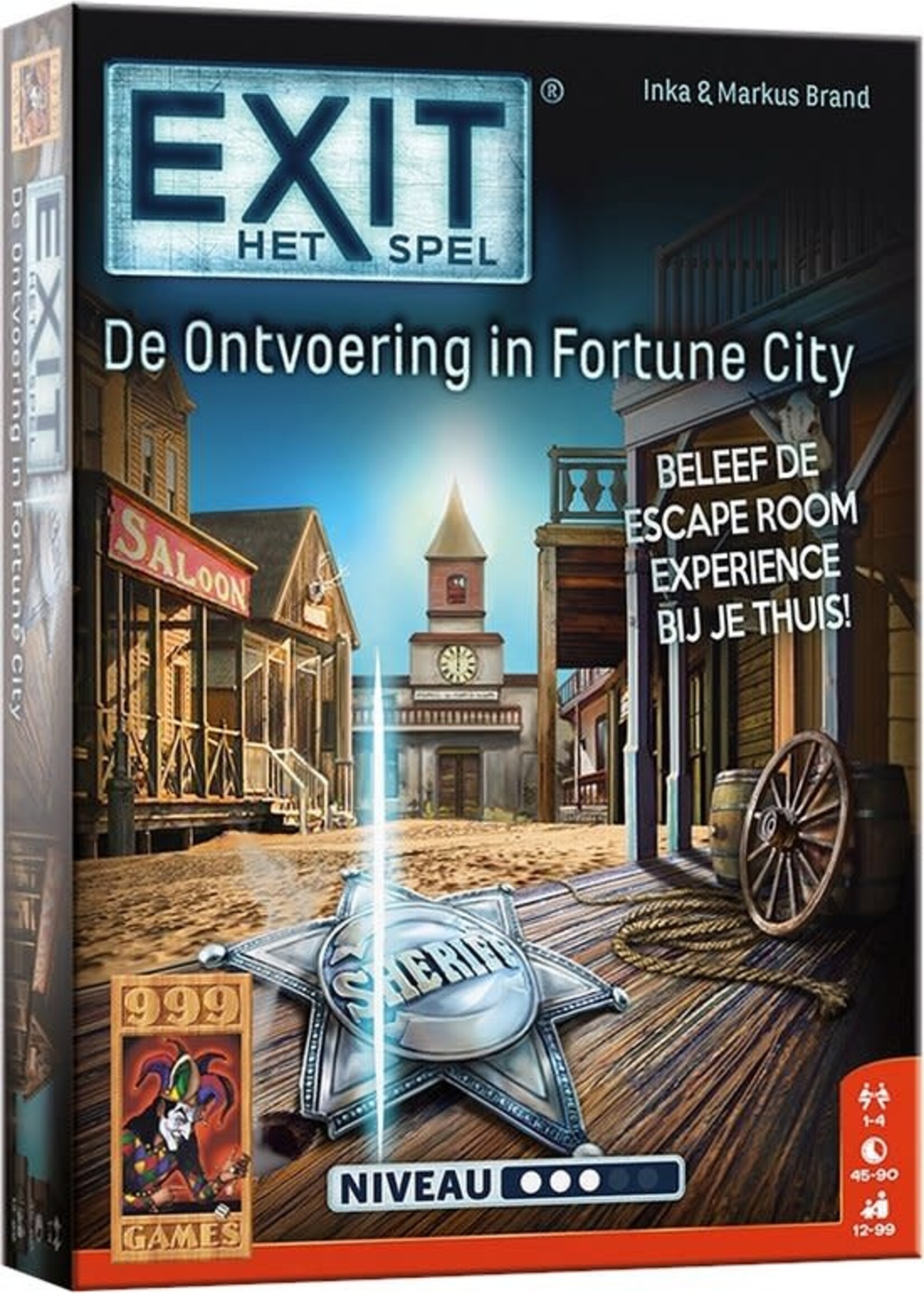 999 Games Escape Spel EXIT - De ontvoering in Fortune City