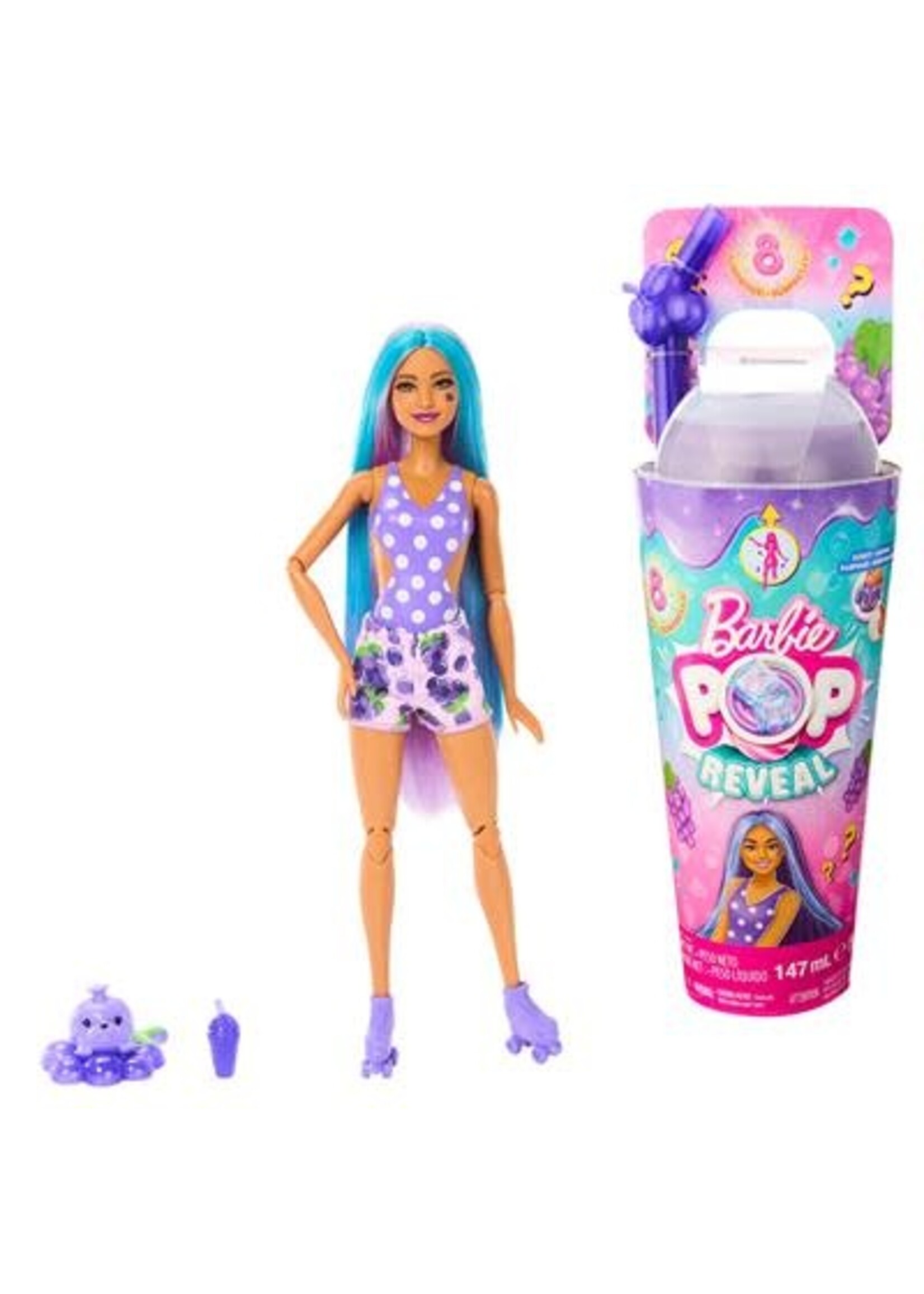 Mattel Games Barbie Pop Reveal Grape Fizz