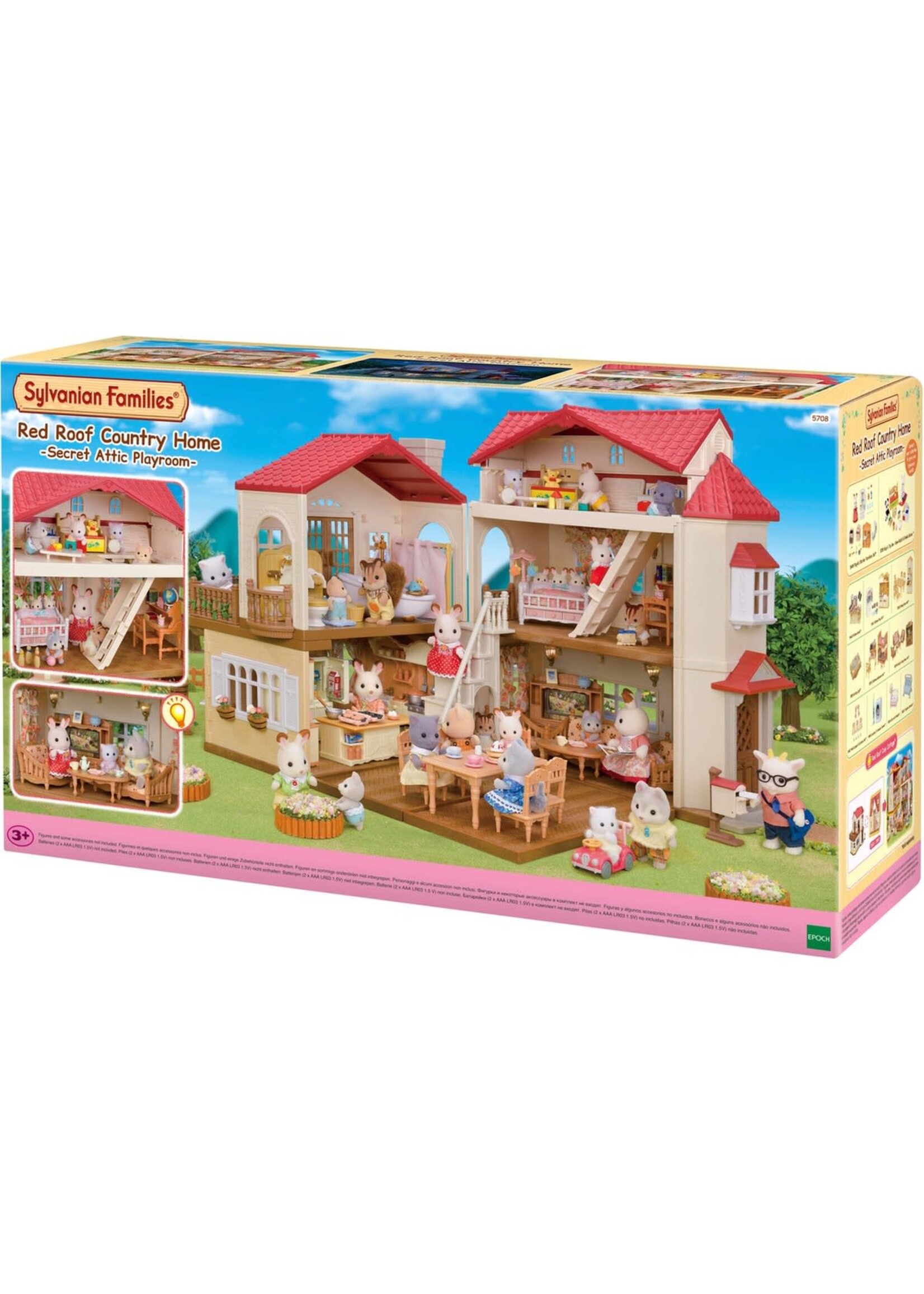 Sylvanian Family Sylvanian Families 5708- Nieuw groot poppenhuis met geheime speelkamer