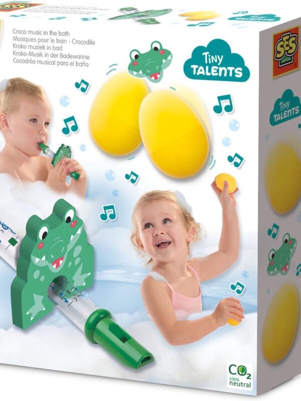 SES SES Tiny Talents Kroko muziek in bad