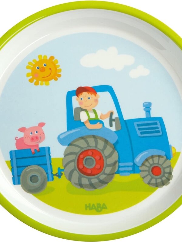 Haba HABA kinderservies  Bord Tractor