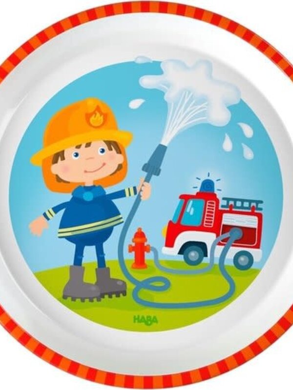 Haba HABA kinderservies Bord Brandweer