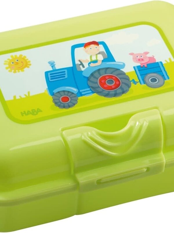 Haba HABA kinderservies Broodtrommel tractor