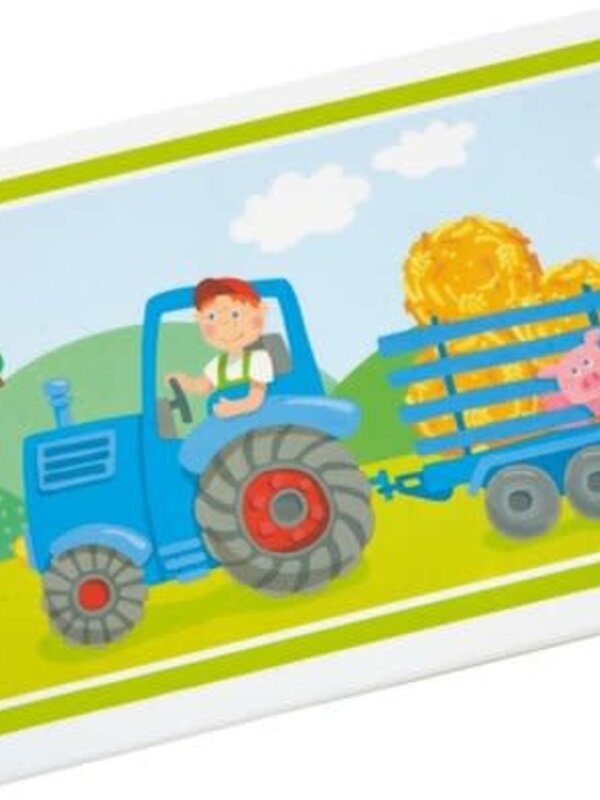 Haba HABA kinderservies Broodplankje Tractor