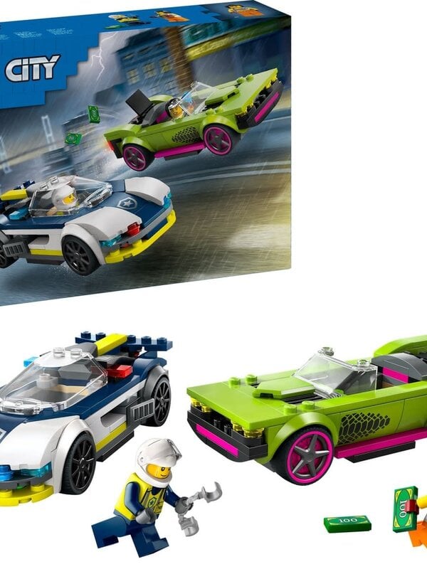 Lego LEGO 60415 Politiewagen en snelle Autoachtervolging