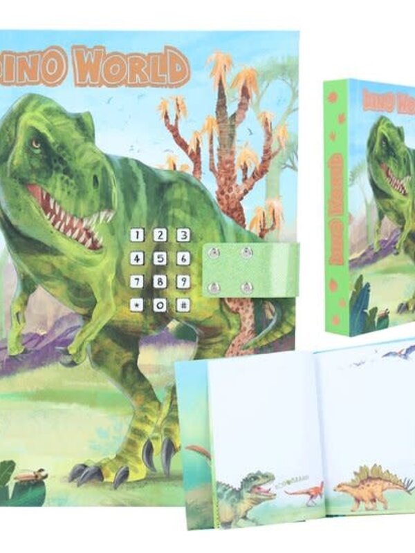 Dinoworld Dino World dagboek met geheime code