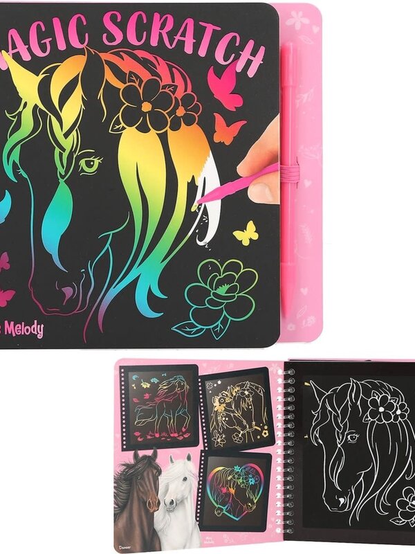 Miss Melody Miss Melody mini Magic Scratch boek
