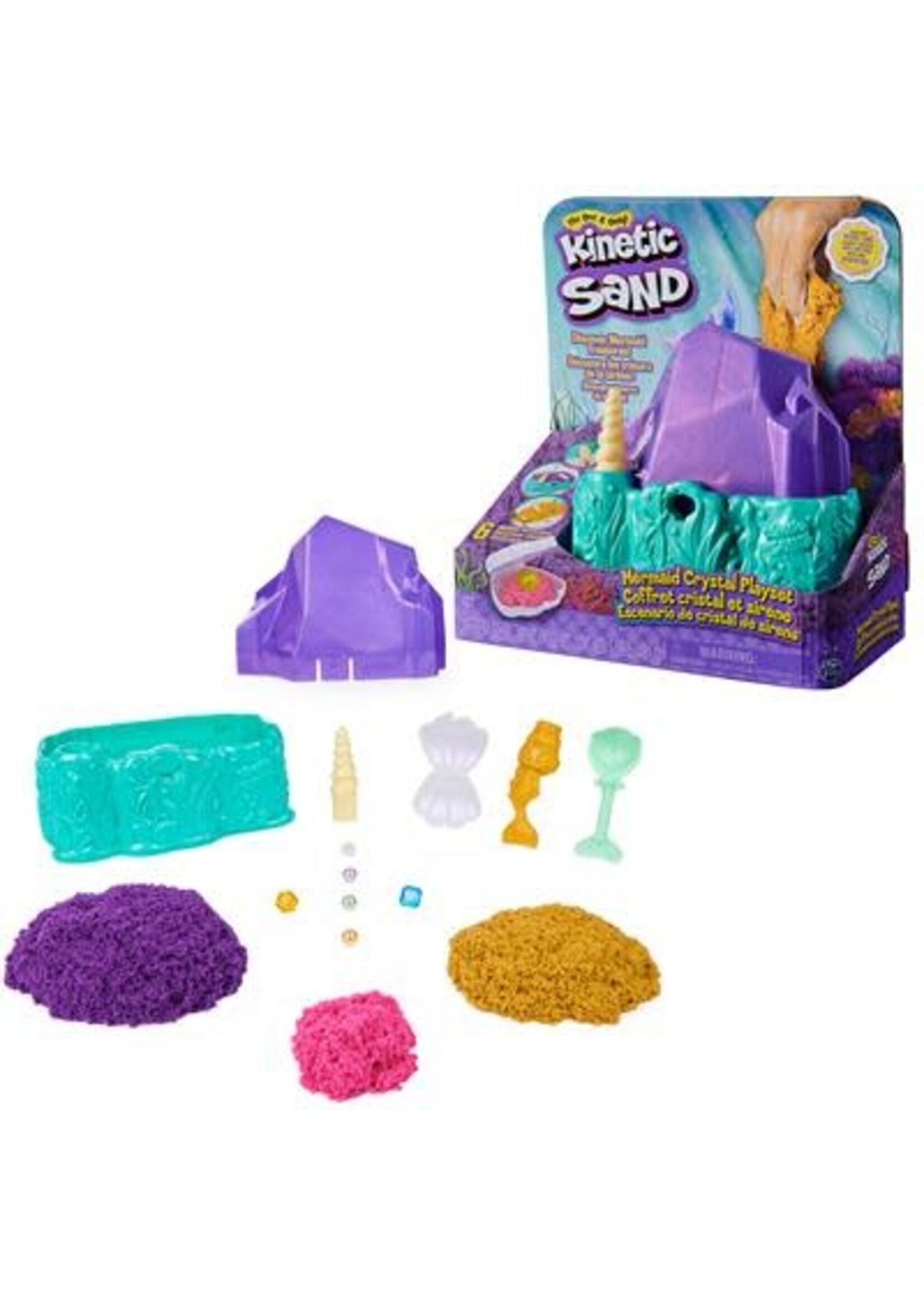 Kinetic Sand Kinetic Sand Mermaid Crystal Set