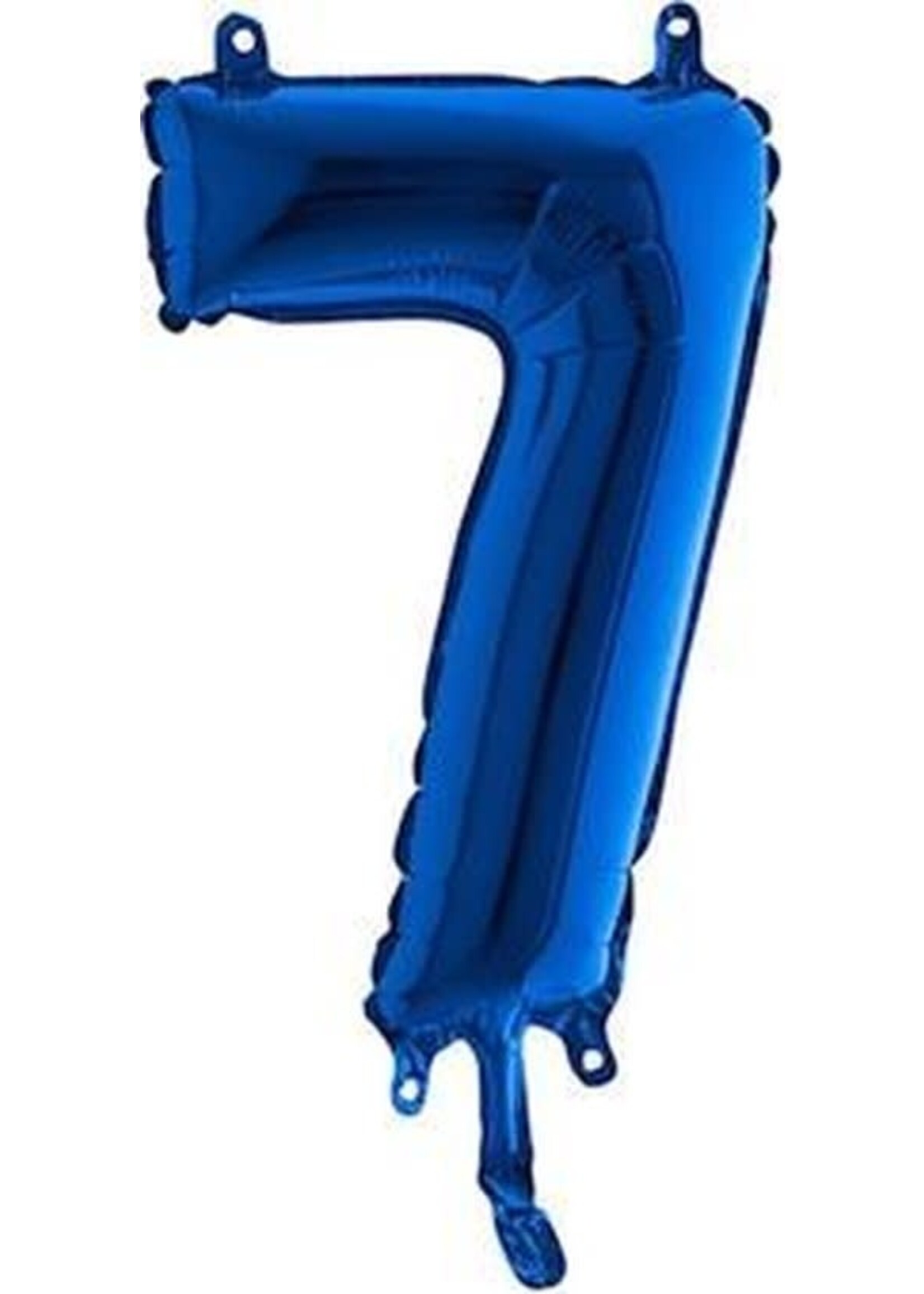 Cijferballon 7,blauw