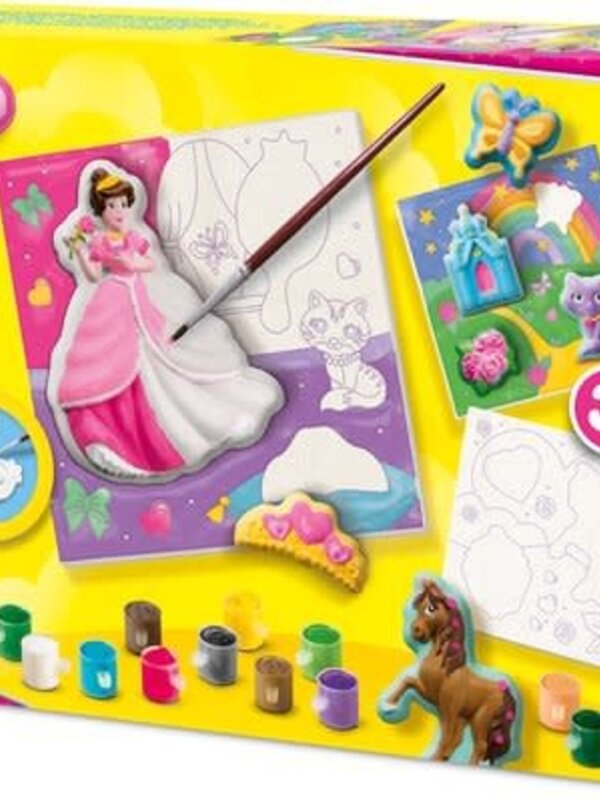 SES SES - Gieten en schilderen - Canvassen om te schilderen prinsessen