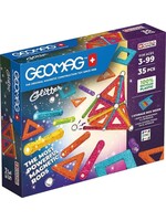 Geomag Geomag Glitter Panelen Set Recycled - 35-delig