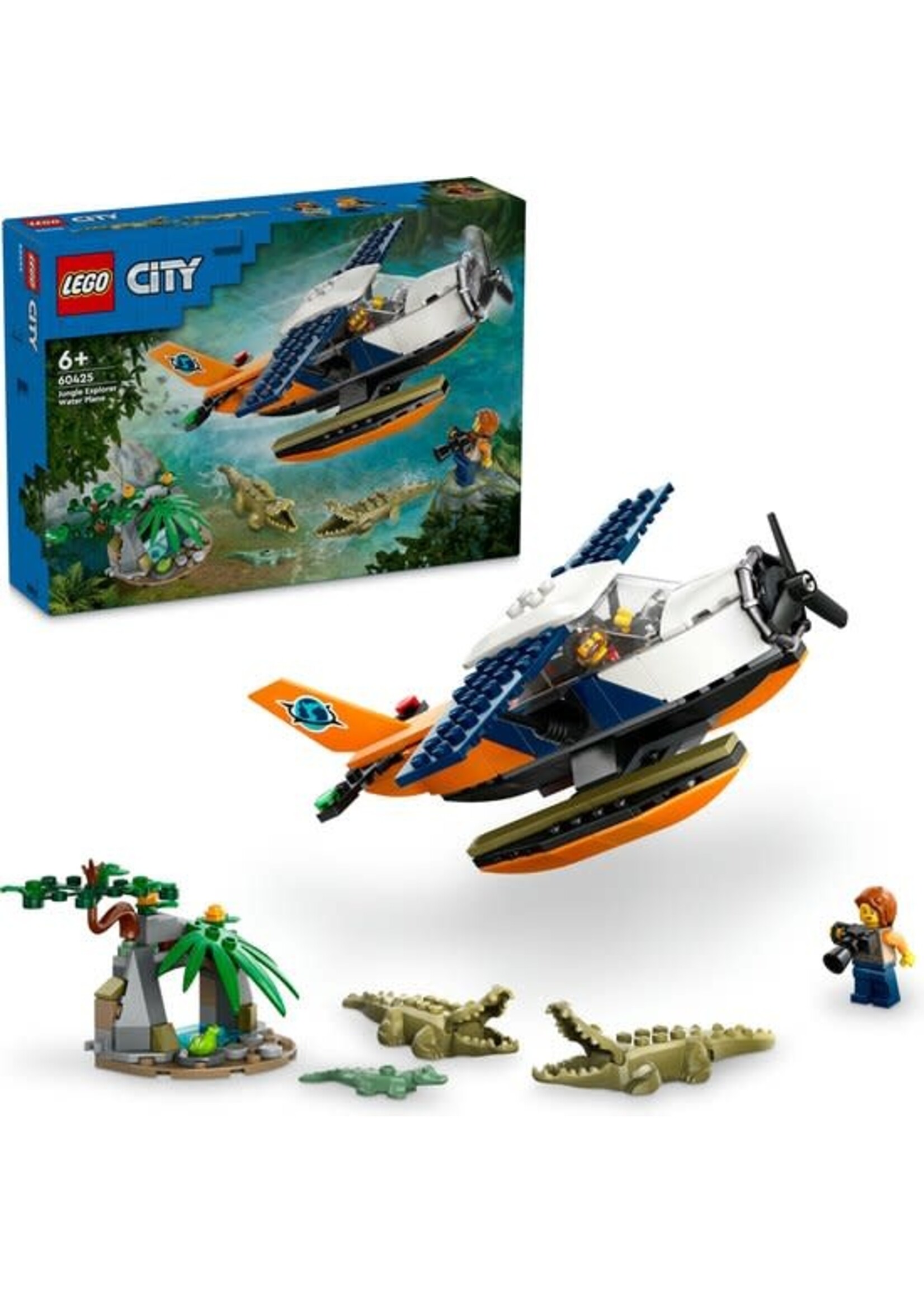 Lego LEGO 60425 City Jungleonderzoekers: watervliegtuig