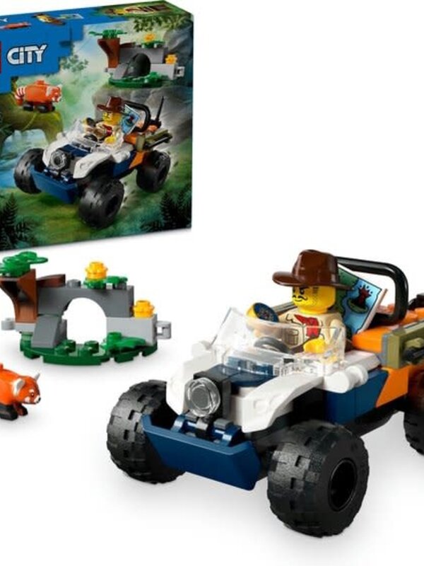 Lego LEGO 60424 City Jungleonderzoekers: rode panda-missie met terreinwagen