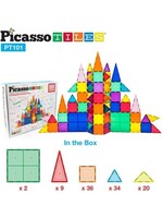 Picasso Picassotiles - Magnetic tiles set - 101 delig