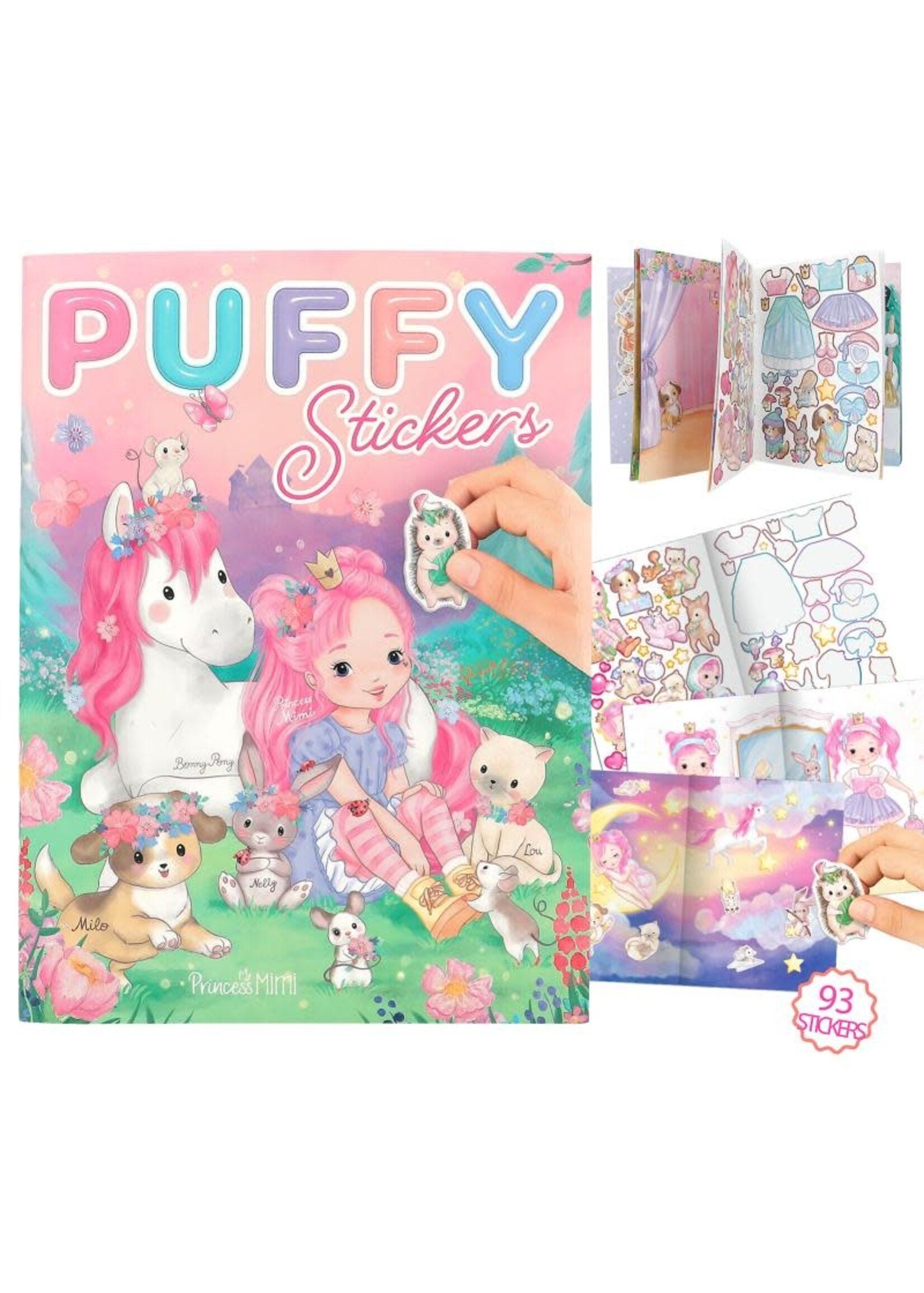 Princess Mimi Princess Mimi puffy stickerboek