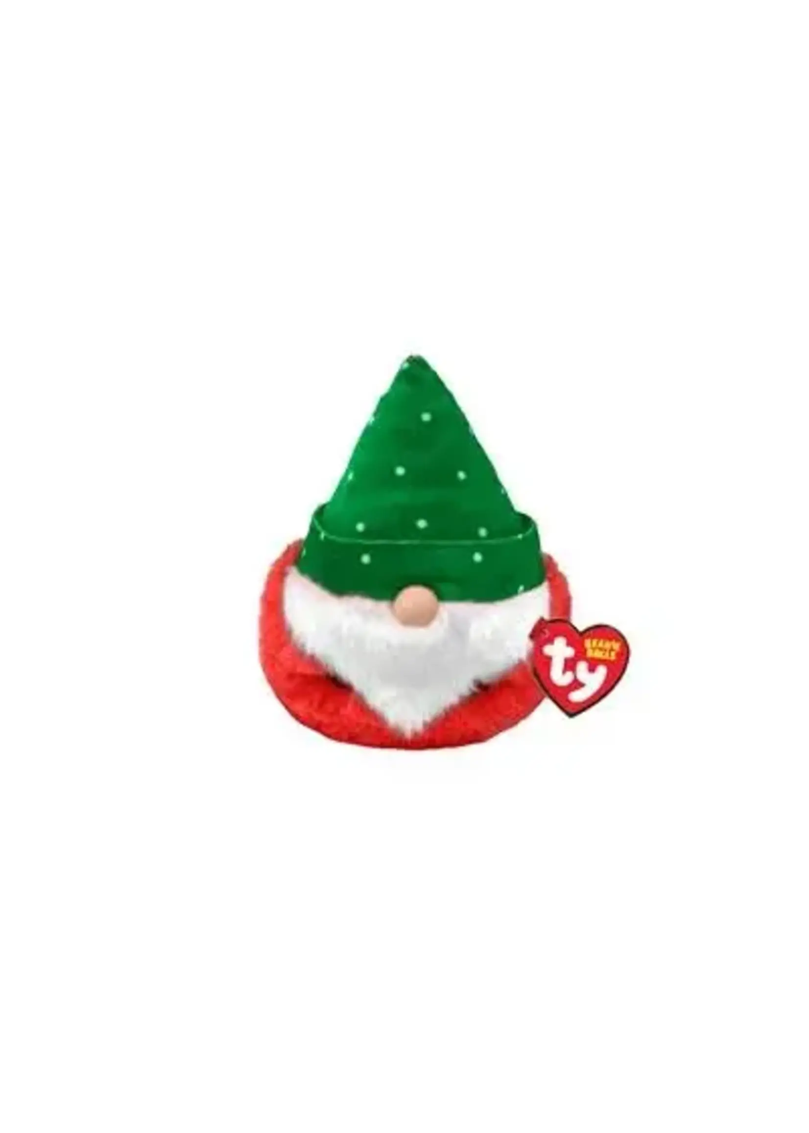 Ty Beanie Ty Teeny Puffies Christmas Gnome Turvey 10cm