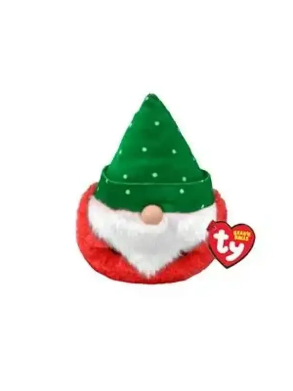 Ty Beanie Ty Teeny Puffies Christmas Gnome Turvey 10cm