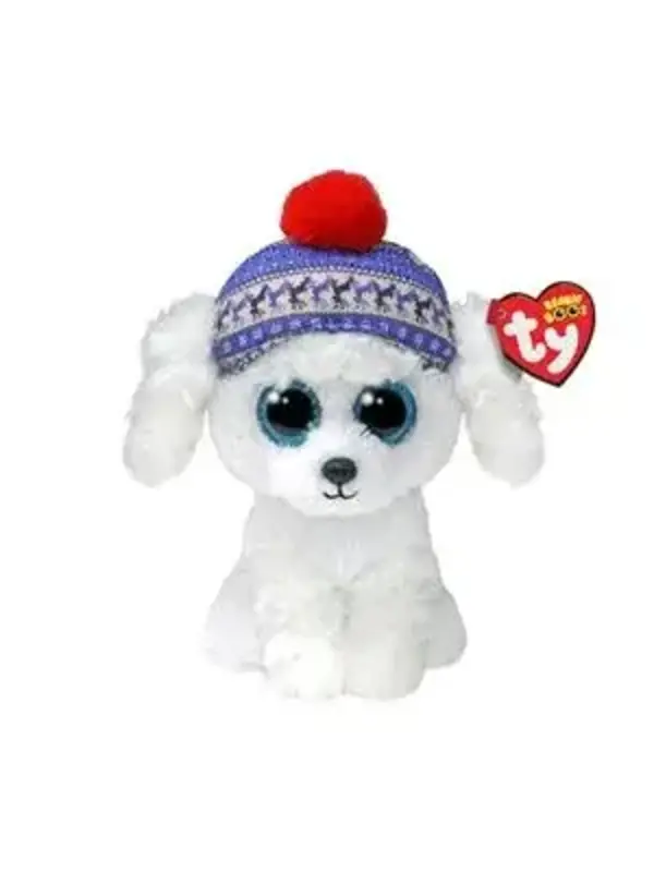 Ty Beanie Ty Beanie Boo's Christmas Dog White 15cm