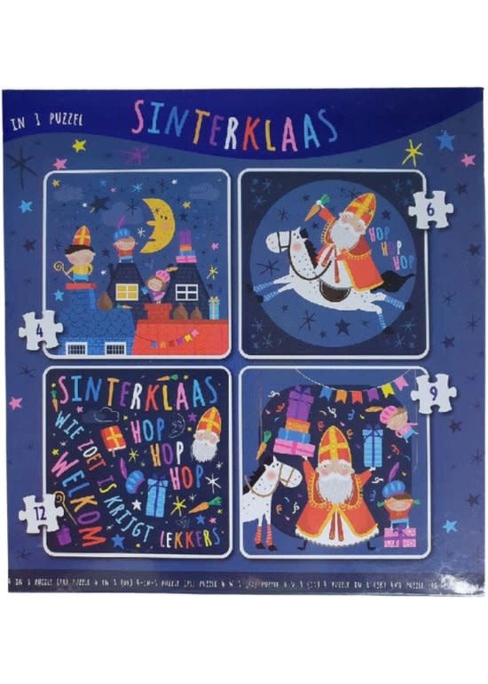 Sinterklaas 4in1 Puzzel