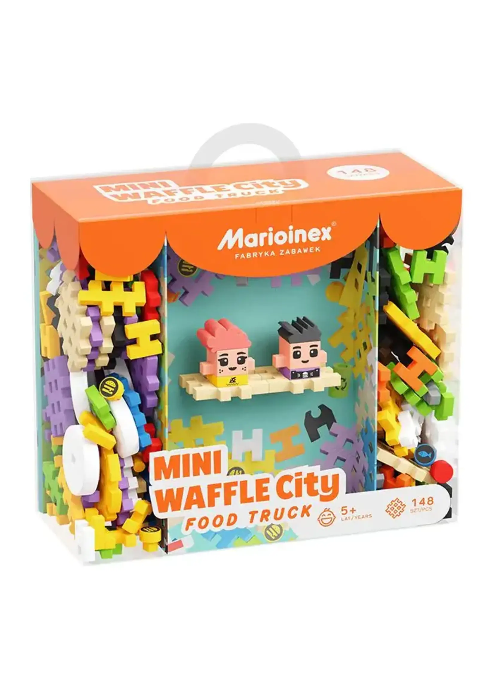 Marioinex Marioinex Mini Waffle - Food Truck 148 Pcs