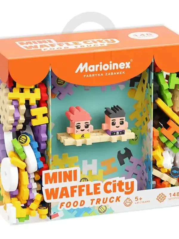 Marioinex Marioinex Mini Waffle - Food Truck 148 Pcs